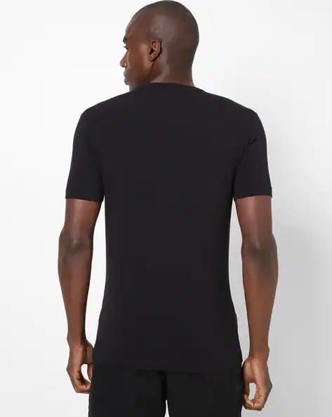 Calvin Klein Jeans Brand Embossed Crew-Neck T-shirt